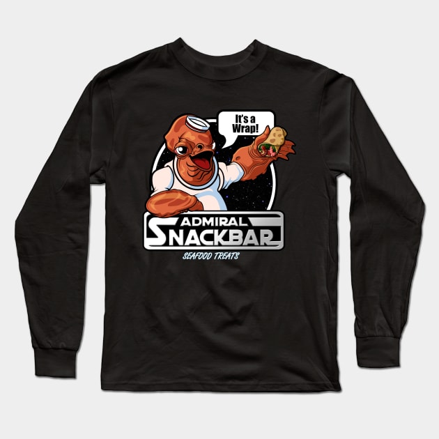 Admiral Snackbar Long Sleeve T-Shirt by RandomTask